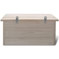 Miniatyrbillede 4 af 4: vidaXL spurvehuse 2 stk. træ 44 x 15,5 x 21,5 cm