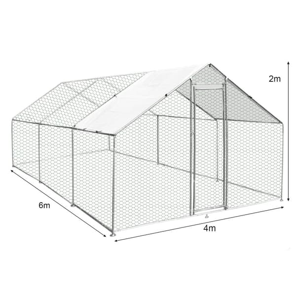 Chicken Run 4m x 6m x 2m | MonsterShop