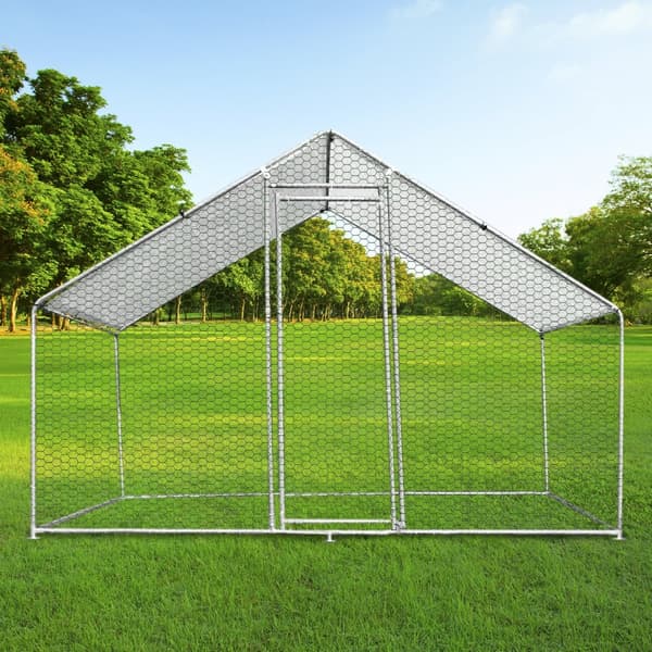 Kyllingefarm med Vandtæt Tag 4 m x 2 m x 2 m