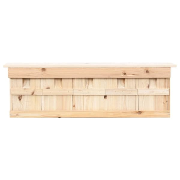 vidaXL spurvehus med 5 rum 68x15x21 cm fyrretræ