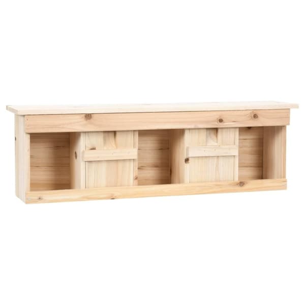 vidaXL spurvehus med 5 rum 68x15x21 cm fyrretræ