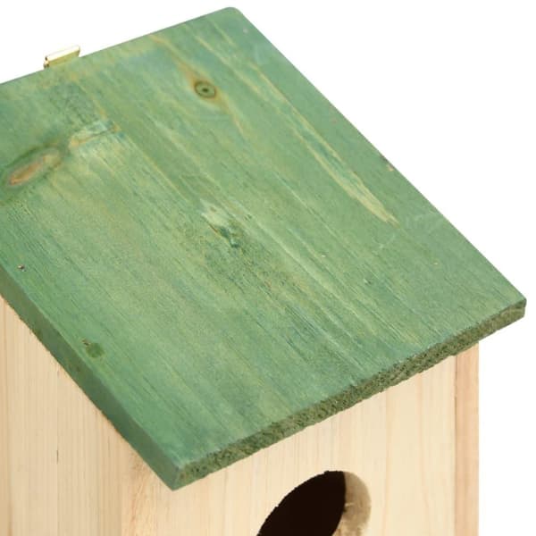 vidaXL Linnunpöntöt 10 kpl täysi kuusi 12x12x22 cm