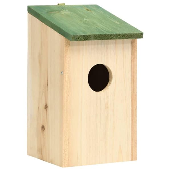 vidaXL Linnunpöntöt 10 kpl täysi kuusi 12x12x22 cm