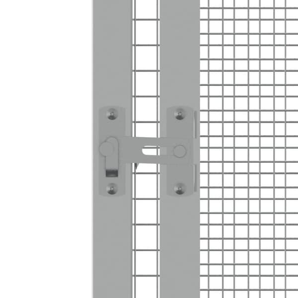 vidaXL Fuglebur antrasitt 213,5x217,5x211,5 cm galvanisert stål