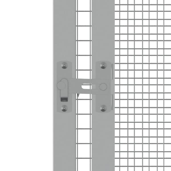 fuglebur 302,5x324,5x211,5 cm galvaniseret stål antracitgrå