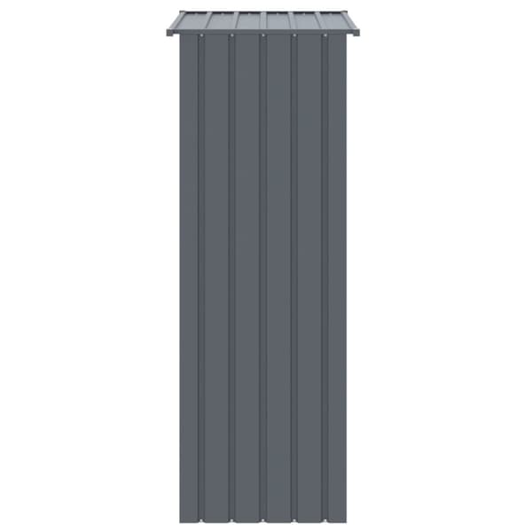 vidaXL fuglebur 115x78x200 cm galvaniseret stål antracitgrå -  Fuglebure & stativer