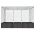 Pikkukuva 5 / 7: Lintuhäkit & -telineet - Living Lintuhäkki antrasiitti 302,5x324,5x211,5 cm galvanoitu teräs