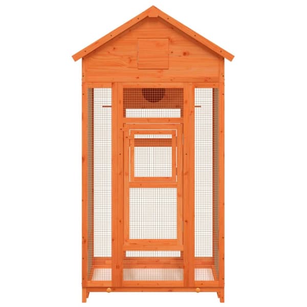 Lintuhäkit & -telineet - Living Lintuhäkki ruskea 91,5x53x170 cm täysi mänty