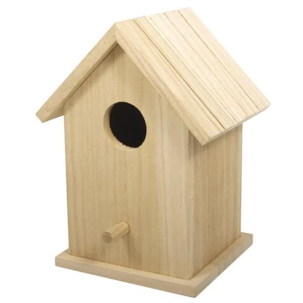 Rayher Hobby Rayher fågelholk i FSC-mixat trä 12,5 x 10 x 17 cm 2 stycken - 62291000