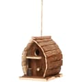 Miniatyrbild 4 av 4: Väderbeständig Naturlig Rustik Trä Fågelholk All Birdhouse Utomhus Hängande Voljär Trädgård Träd eller Balkong
