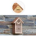Miniatyrbild 3 av 4: CKB LTD Naturligt trä Insektshotell för bin Nyckelpiga Butterfly Shelter Bo Trädgård Utomhus Habitat Hem Exteriör 16x9x23cm