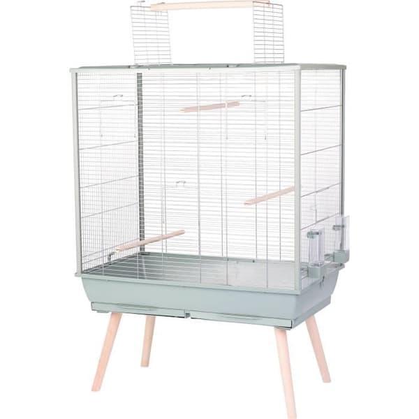 Lintuhäkki - Zolux - Néolife - Undulaatille, Noodleille ja Kanarialinnulle - 81 x 48 x 130 cm - Vihreä