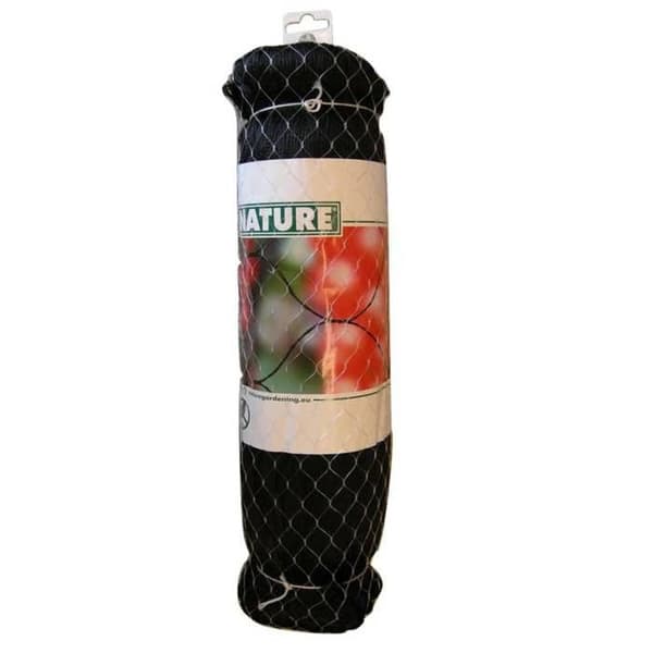 NATURE Primo 10 x 10 m musta lintujen karkotusverkko - 28 mm silmämääräinen - 12 g/m² polyeteeni
