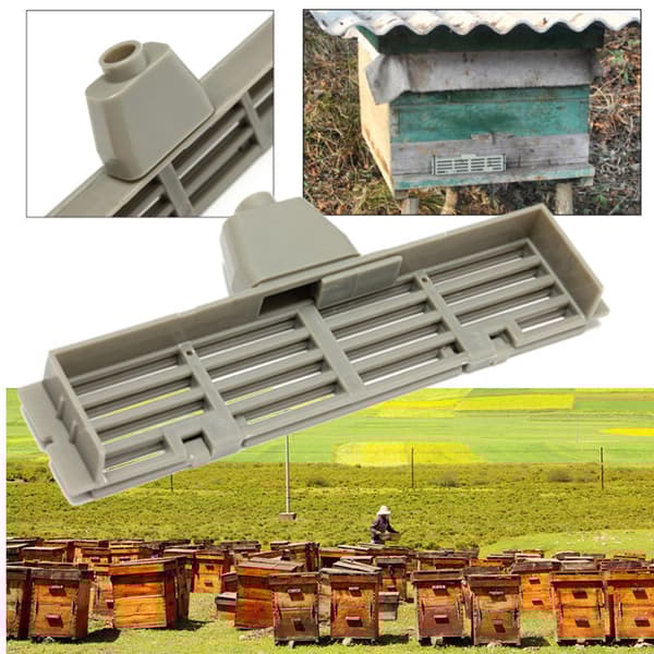 Bee Gate Guard Anti-escape Device Plastic Bikube Biavlerudstyr Grå
