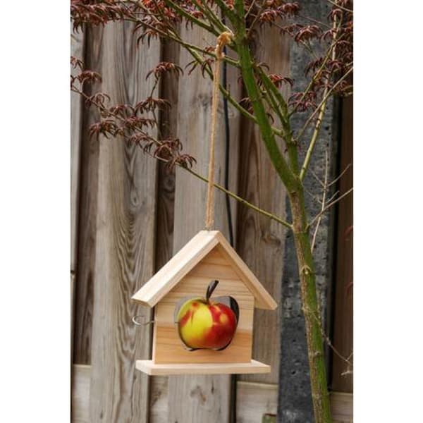 Fågelmatare för äpple