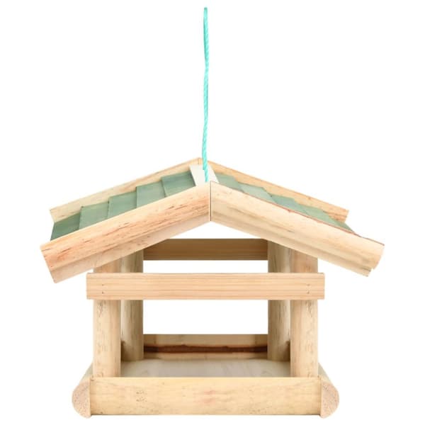 vidaXL Lintulauta täysi kuusi 35x29,5x21 cm -  Lintujen ruokintatelineet