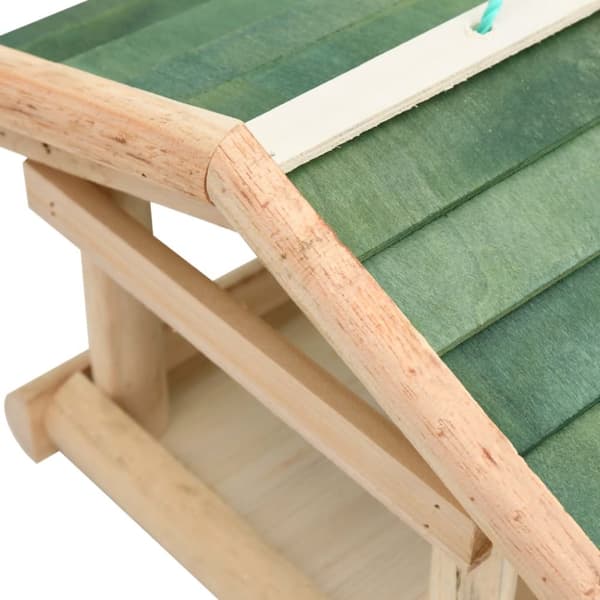 vidaXL Lintulauta täysi kuusi 35x29,5x21 cm -  Lintujen ruokintatelineet