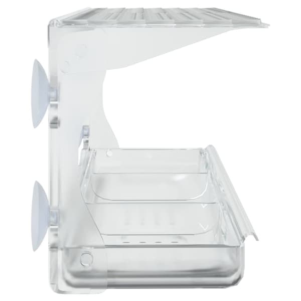 vidaXL Fågelmatare för fönster 2 st akryl 30x12x15 cm -  Fågelmatare