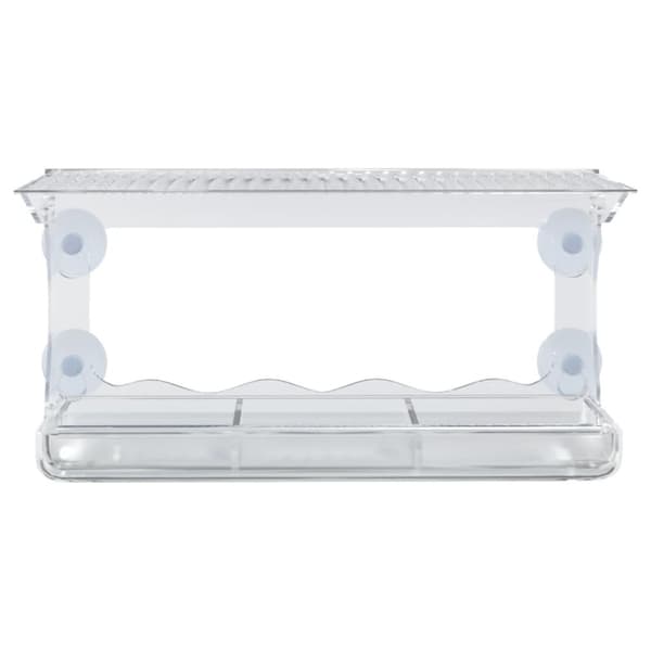 The Living Store foderautomater til vindue 2 stk. 30x12x15 cm akryl -  Foderautomater til fugle