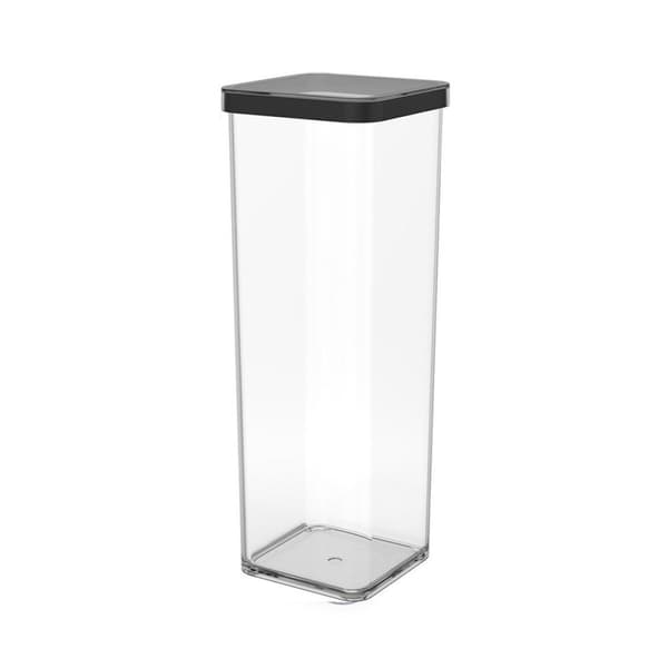 Spandbeholder Rotho Sort Gennemsigtig Silikone Plastik