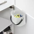 Miniatyrbillede 2 af 3: Spandbeholder Rotho Hvid Genbrugt plastik