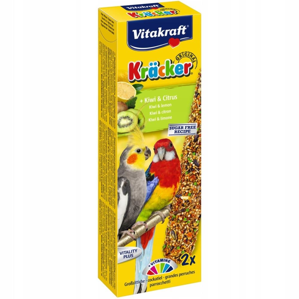 Vitakraft Kracker 2st D / Pap. Korrugerad kiwi / citrus