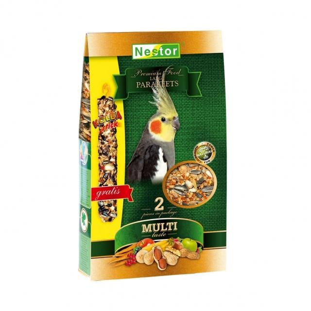 NESTOR 1400 ml PARROT FOOD AVERAGE PREMIUM 800g