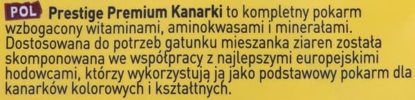 VERSELE LAGA Prestige Premium Canaries - Kanarianruoka - 800 g