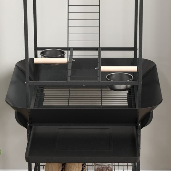 Rootz Bird Playground On Penels - Avian Activity Center - Parrot PlayStand - Kannettava hauska - 62,5 cm x 62,5 cm x 155 cm
