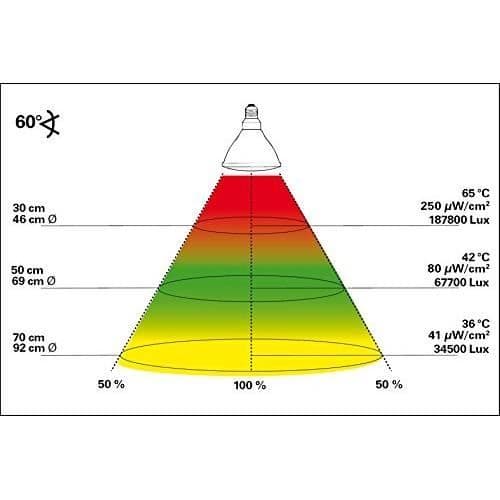 Lucky Reptile Bright Sun UV Jungle Lampa med Metallsvamp E27 UVA- och UVB-strålar - BSFJ-150