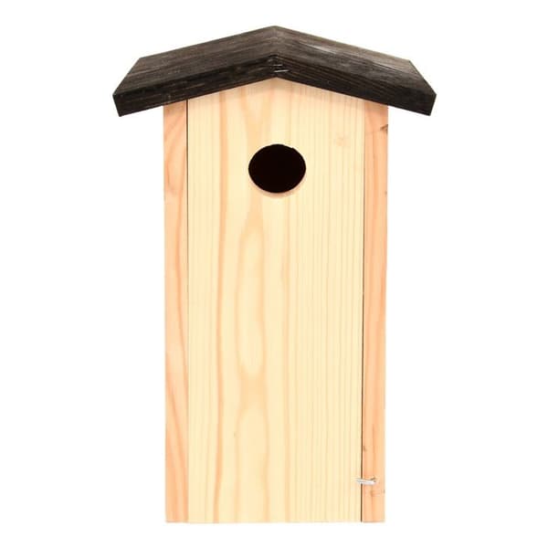 Fågelholk - Esschert Design - Talgoxe - Furu - Svart tak - Litet djur