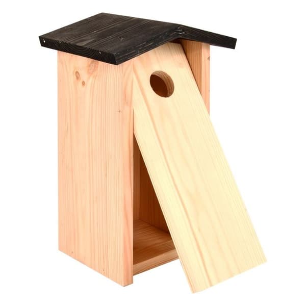 Fågelholk - Esschert Design - Talgoxe - Furu - Svart tak - Litet djur