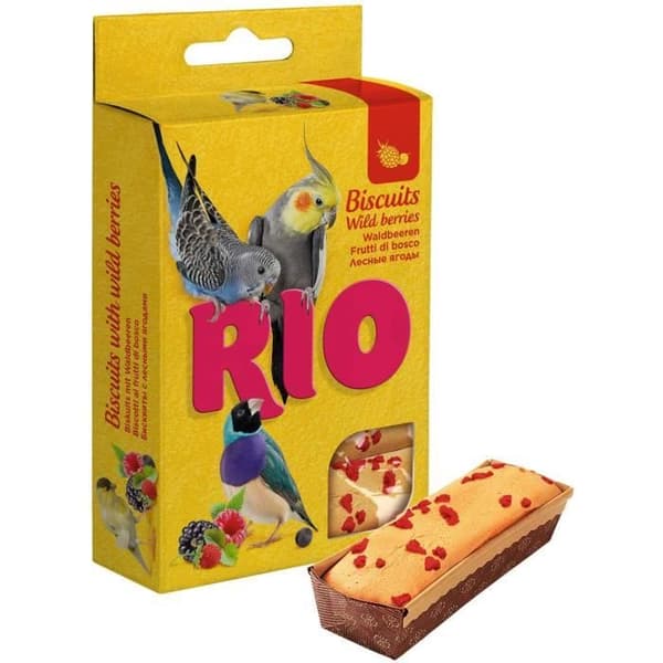 RIO Bisckits för alla fågelarter med skogsbär 35 g - 22190