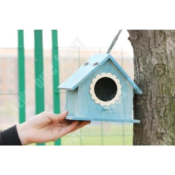 TD® Fågelbo fågelbo dekoration fågelbur utomhus fågelhus dekoration fågelhus i trä