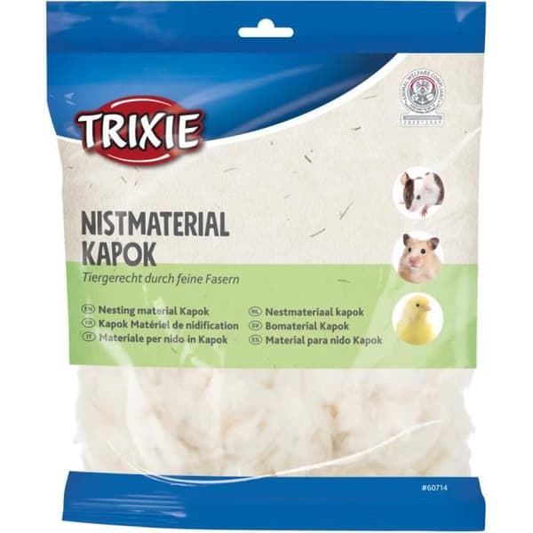 Kapok häckningsmaterial - Märke - Vikt 100g - För gnagare och fåglar