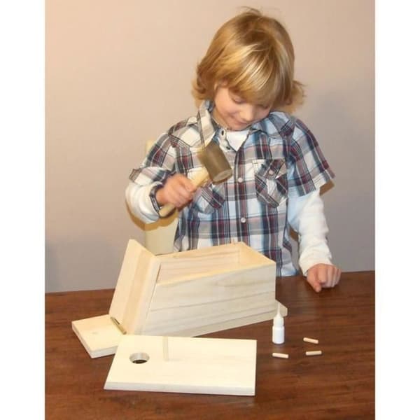 KERBL Birdhouse - Gör-det-själv-kit för fåglar - 36x12x14cm