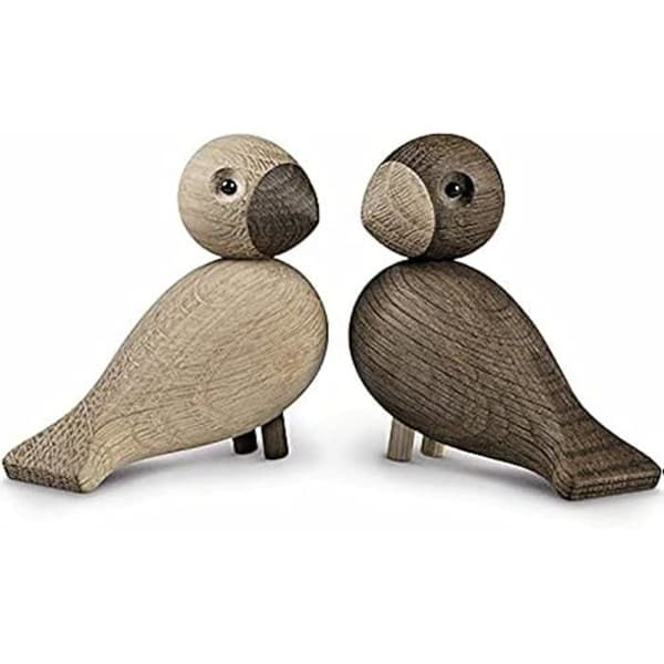 Figurer Fågel sjungande - Kay Bojesen - 9 cm - Trä - Dekoration - Oskilda