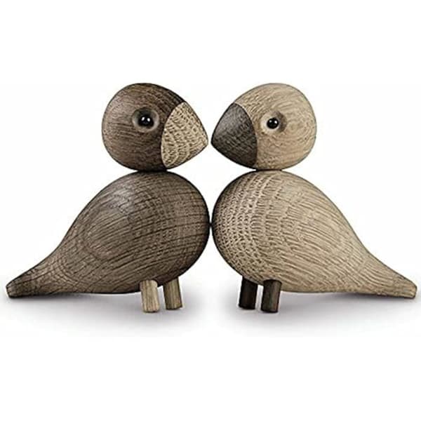 Figurer Fågel sjungande - Kay Bojesen - 9 cm - Trä - Dekoration - Oskilda