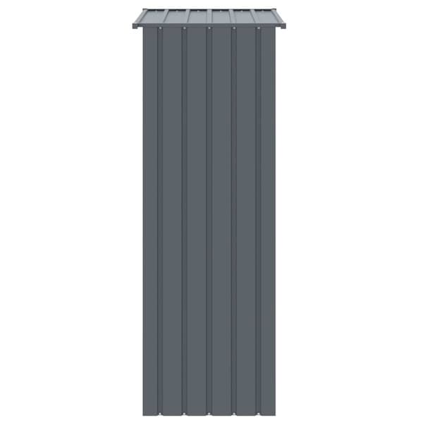 vidaXL Fågelbur antracit 215x78x200 cm galvaniserat stål