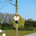 Miniatyrbillede 4 af 7: Capi fuglehus Hive 1 19x23x20 cm rundt hul brun