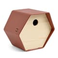 Miniatyrbillede 2 af 7: Capi fuglehus Hive 1 19x23x20 cm rundt hul brun