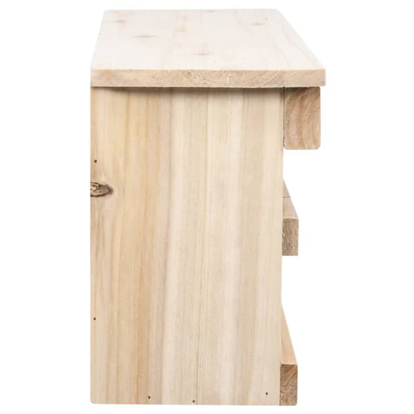 vidaXL spurvehus med 5 rum 68x15x21 cm fyrretræ -  Fuglehuse