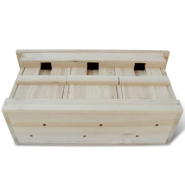 vidaXL redekasse til spurve 44 x 15,5 x 21,5 cm -  Fuglehuse