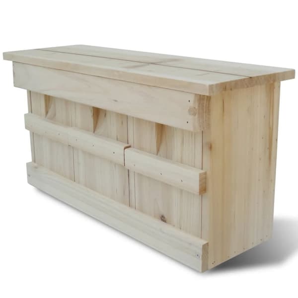 Fuglehuse - Living redekasse til spurve 44 x 15,5 x 21,5 cm