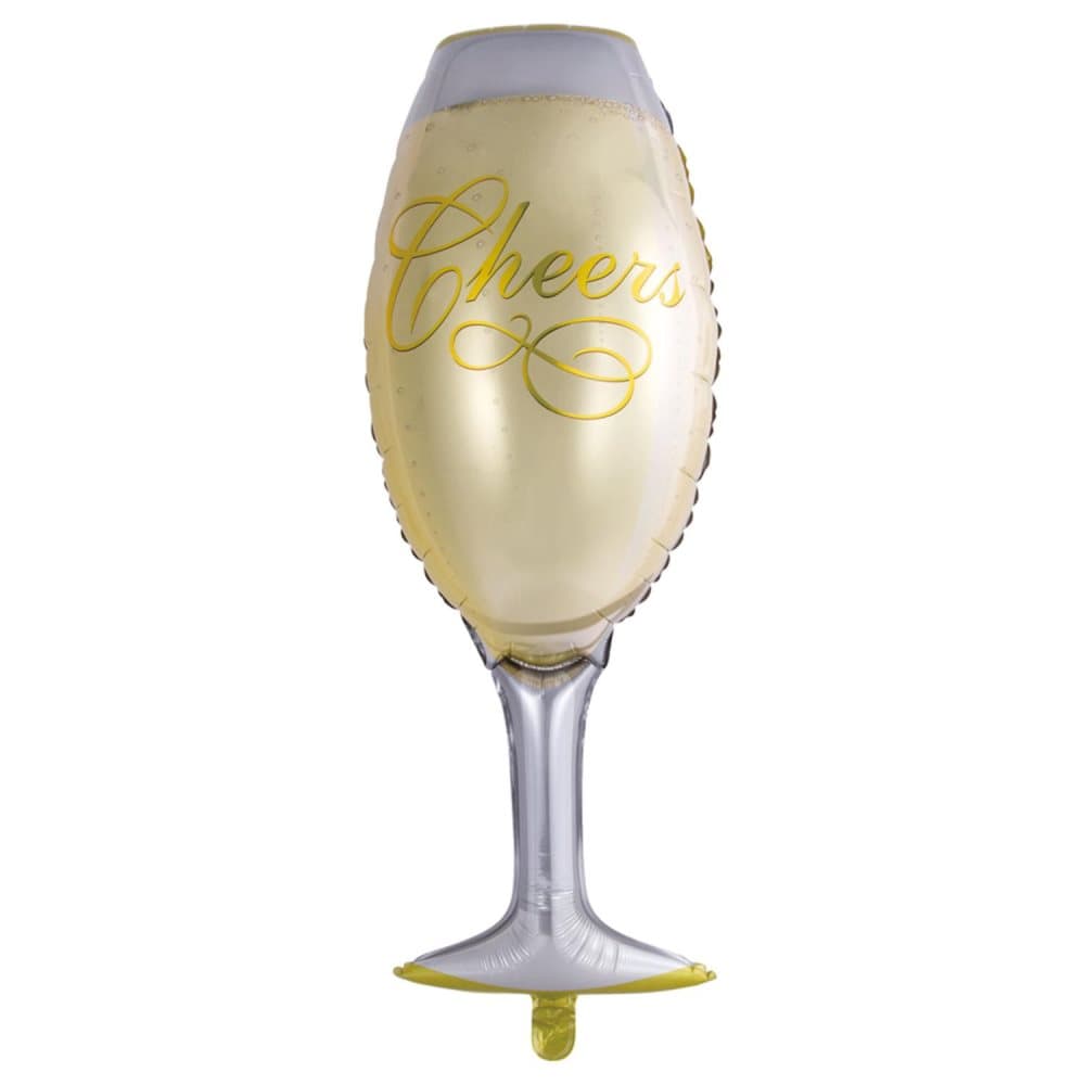 Folieballong Vinglas | Champagneglas | Födelsedag