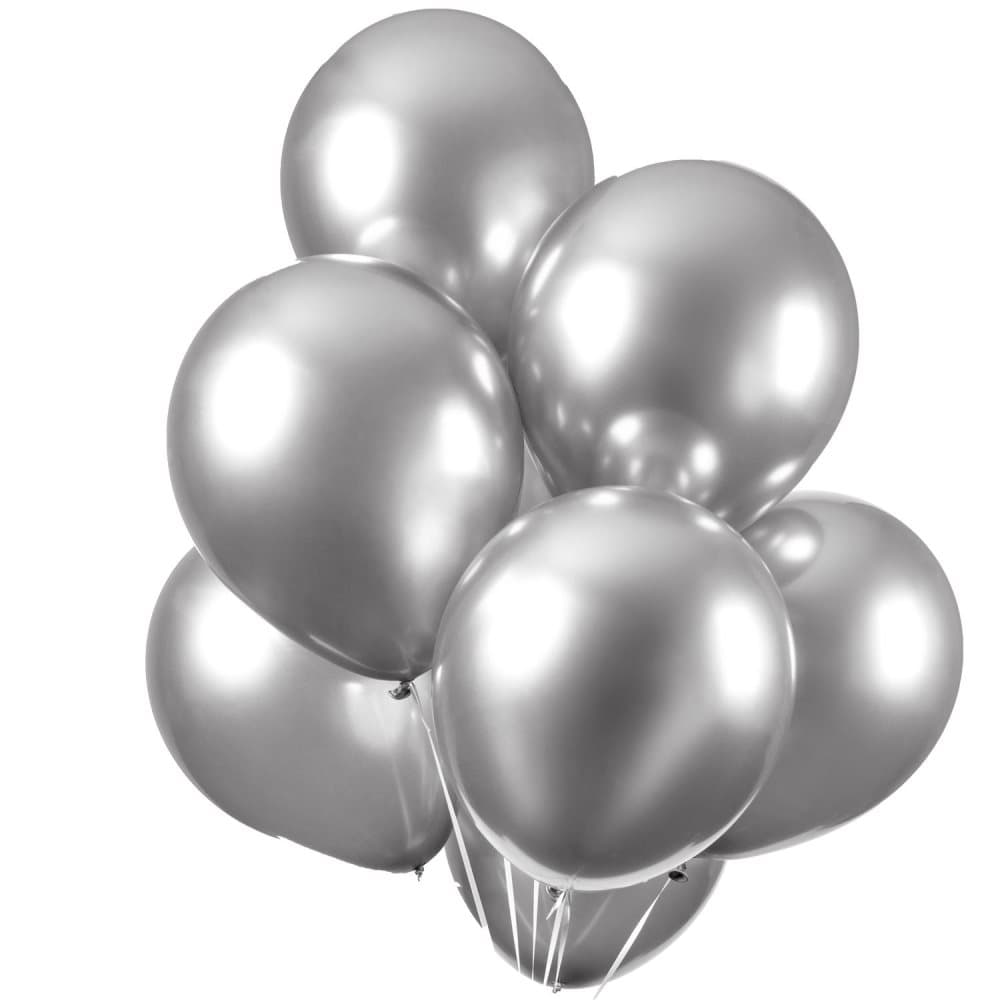Sassier Ballonger Chrome Mirror Reflex Silver - 10-pack