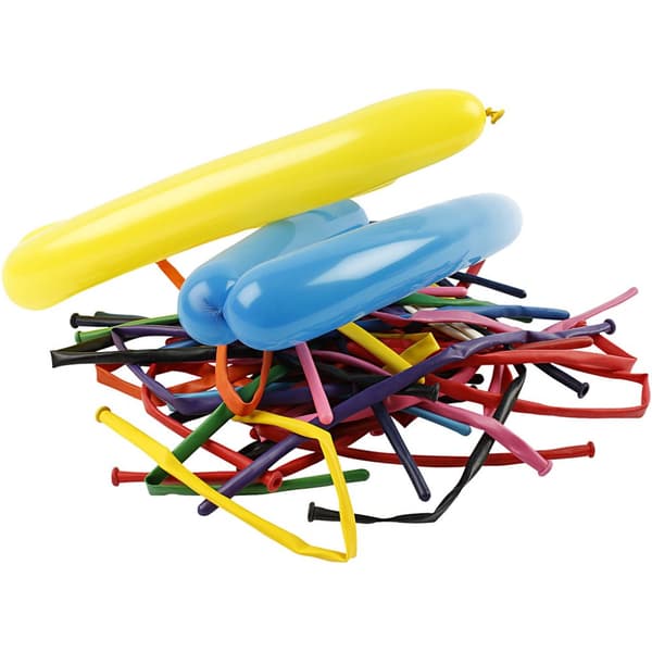 Ballonger - L: 152 cm - Figurtillverkning - 100 mixade