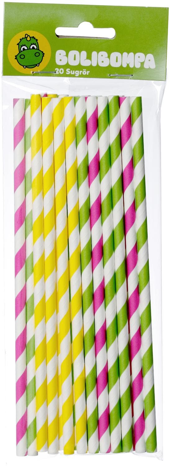 Bolibompa Papperssugrör 20-pack