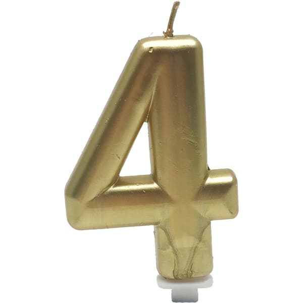 Gaggs Party Pack Number Lights 4 Guld