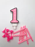 Miniatyrbillede 2 af 2: Gaggs nummer lys nr. 1, blå eller pink